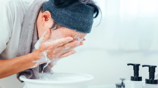 洗顔画像